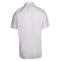 Mens Bright White Stretch Poplin S/s Shirt 39168 by Tommy Hilfiger from Hurleys