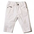 Baby White Branded Pants
