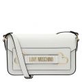 Womens White Metal Heart Crossbody Bag 57912 by Love Moschino from Hurleys