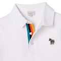 Boys White Classic Zebra S/s Polo Shirt 106305 by Paul Smith Junior from Hurleys