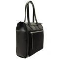 Womens Black Metallic Effect Shopper Bag 59110 by Armani Jeans from Hurleys
