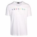 Mens White Multi Zebras Regular Fit S/s T Shirt 40894 by PS Paul Smith from Hurleys