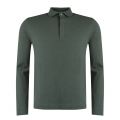 Mens Sinople Green Branded L/s Polo Shirt 31010 by Lacoste from Hurleys