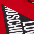 Mens Red Cut Logo Regular Fit S/s T Shirt 35236 by Love Moschino from Hurleys