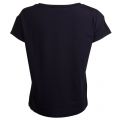 Womens Black Ribbon Tie S/s T Shirt 15645 by Love Moschino from Hurleys