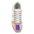 Womens Pink Iridescent Shiny Branded Trainers 49143 by Versace Jeans Couture from Hurleys