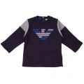Baby Navy Eagle Star L/s T Shirt 11626 by Armani Junior from Hurleys