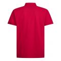 Mens Primary Red Insert Regular Fit S/s Polo Shirt 58061 by Tommy Hilfiger from Hurleys