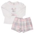 Baby Grey Plaid Shorts Set 12712 by Mayoral from Hurleys
