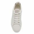 Womens White Glitter GRFTR Trainers 75809 by Mallet from Hurleys