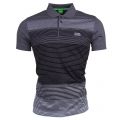 Black Paddy 3 Stripe S/s Polo Shirt 9539 by BOSS from Hurleys