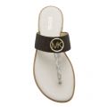Womens Brown/White Lillie MK Sandals 39829 by Michael Kors from Hurleys