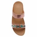 Womens Rose Gold Fino Shellstone Slide Sandals 40939 by FitFlop from Hurleys