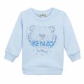Toddler Light Blue Iconic Tiger Sweat Top 30759 by Kenzo from Hurleys