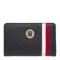 Womens Corporate Navy Honey Medium Zip Purse 58018 by Tommy Hilfiger from Hurleys
