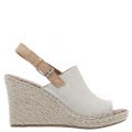 Womens Natural Canvas Monica Wedges 21618 by Toms from Hurleys