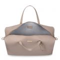 Womens Taupe Weekend Holdall Duffle Bag