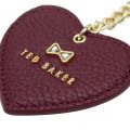 Womens Dark Red Lilloh Heart Key Charm 82548 by Ted Baker from Hurleys