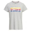 Womens Light Grey Heather Multi Box Signature S/s T Shirt 39186 by Tommy Jeans from Hurleys
