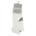 Mens White Multi 3 Pack Trainer Socks 48073 by Emporio Armani Bodywear from Hurleys