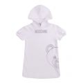 Girls White Toy Hooded Sweat Dress 84093 by Moschino from Hurleys
