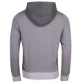 Casual Mens Light Grey Zeroes Hooded Zip Sweat Top 22013 by BOSS from Hurleys