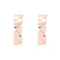 Womens Rose Gold Harleen Heart Small Hoop Studs 43580 by Ted Baker from Hurleys
