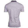Mens Silver Chine & Navy S/s Polo Shirt 14703 by Lacoste from Hurleys