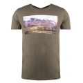 Casual Mens Dark Green Teedog S/s T Shirt 28598 by BOSS from Hurleys