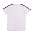 Boys White Logo Series S/s T Shirt 84136 by EA7 from Hurleys