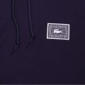 Mens Navy Blue Oversized Logo Hoodie 59323 by Lacoste from Hurleys