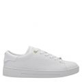 Womens White Zennco Croc Trainers 59830 by Ted Baker from Hurleys