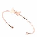 Womens Rose Gold Tarsha Tux Bow Ultra Fine Cuff 40604 by Ted Baker from Hurleys