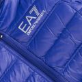 Boys Royal Blue Padded Hooded Jacket 48195 by EA7 from Hurleys
