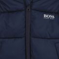Toddler Navy Branded Hooded Padded Jacket 75629 by BOSS from Hurleys
