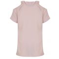 Womens Rose Ruffle Trim Top 37141 by Emporio Armani from Hurleys