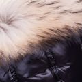 Womens Black Authentic Fur Shiny Jacket 13964 by Pyrenex from Hurleys