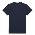 Boys Navy Aaron Zebra Trim S/s T Shirt 53722 by Paul Smith Junior from Hurleys
