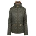 Womens Moto Green Corner Quilted Jacket 34527 by Barbour International from Hurleys