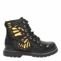 Girls Black Patent Ali Di Fata Fairy Wings Boots (28-37) 49288 by Lelli Kelly from Hurleys