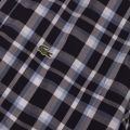 Mens Navy/Blue Multi Check Regular Fit S/s Shirt 38518 by Lacoste from Hurleys
