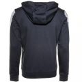 Mens Navy Training Core Identity 7 Lines Zip Hooded Sweat 66377 by EA7 from Hurleys