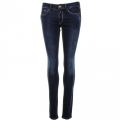 Womens Blue Wash Luz Regular Skinny Fit Jeans 16608 by Replay from Hurleys