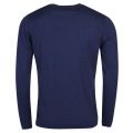 Mens Navy Stephens Knitted L/s Crew Top 26272 by Farah from Hurleys