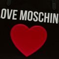 Womens Black Canvas Shopper Bag 17970 by Love Moschino from Hurleys