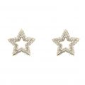 Womens Gold/Crystal Tantum Twinkle Star Studs 97505 by Ted Baker from Hurleys