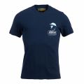 Steve McQueen™ Collection Mens Navy Carburetor S/s T Shirt 31478 by Barbour from Hurleys