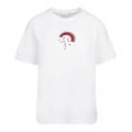 Womens White Rainbow Print S/s T Shirt