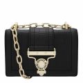 Womens Black Leather Buckle Crossbody Bag 75841 by Versace Jeans Couture from Hurleys