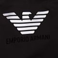Mens Black Branded Eagle Hooded Sweat Top 55530 by Emporio Armani from Hurleys
